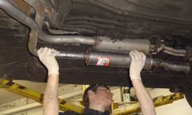 Exhaust fitting