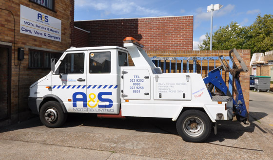 Our recovery truck