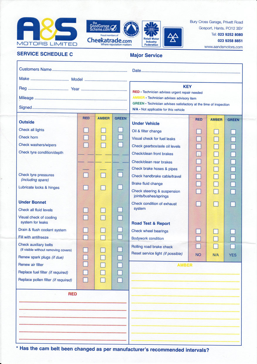 Vehicle Service C