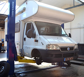 Camper Van in for Repair